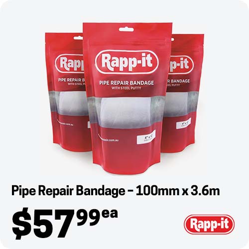 Rapp-it Pipe Repair - Bandage - 100mm x 3.6m - RAP124